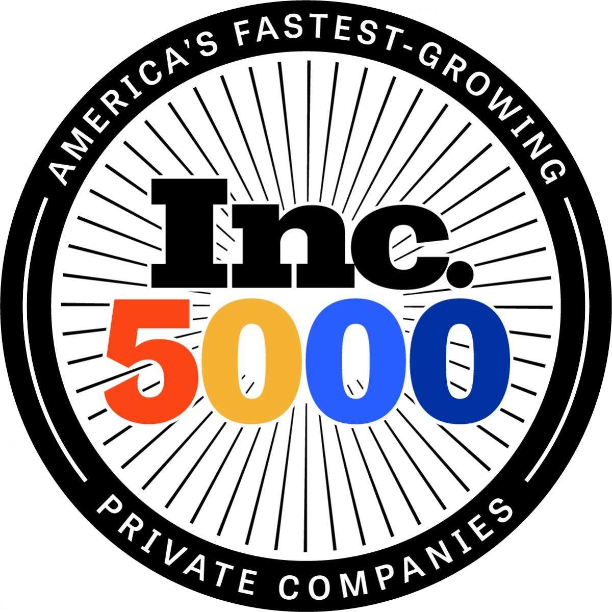 2024 Inc. 5000 Fast-Growing Private Companies award logo.
