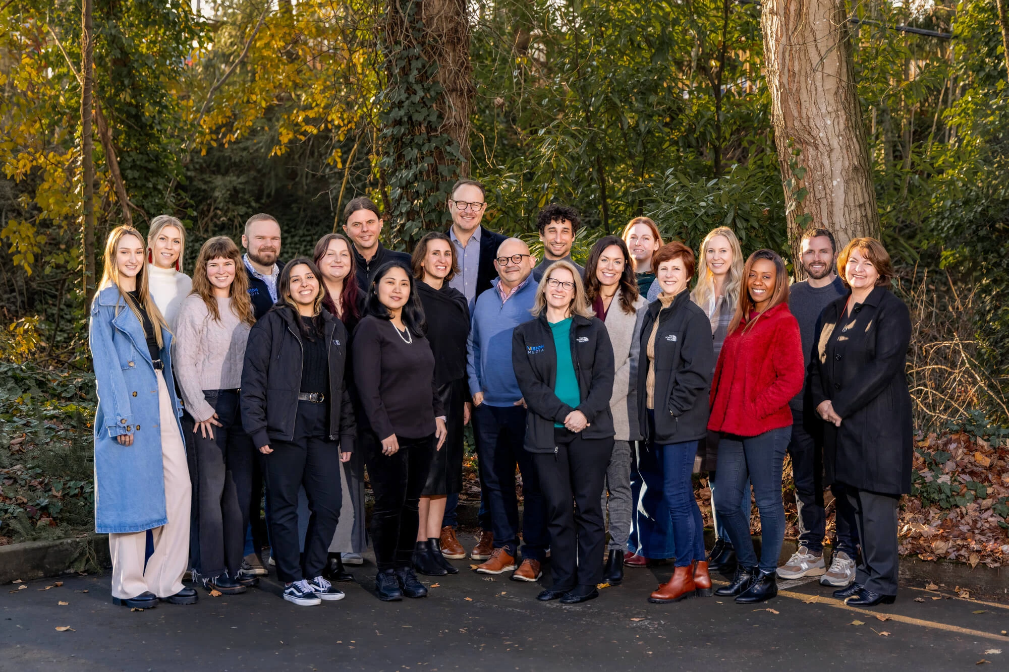 Vision Media Team Outside - Trainman Photography