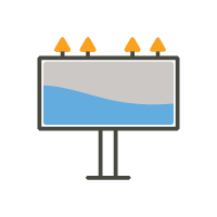 Out of Home Icon