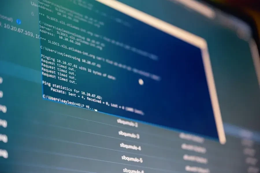 Screen shot of coding on a computer screen representing data science