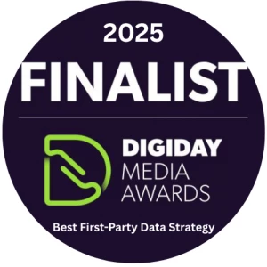 Digiday Media Awards Logo Finalist Vision Media 2025