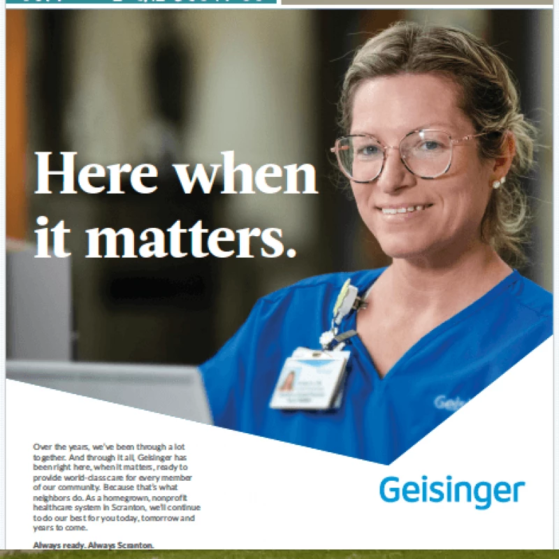 Featured image 2 for the Geisinger Scranton Brand Campaign case study