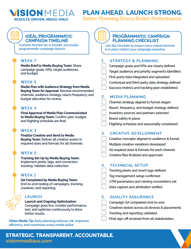 Vision Media Programmatic Ad Planning