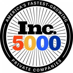 Inc. 5000 Color Medallion Logo Small